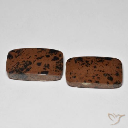 Gemas de Jaspe Multicolor natural de 28.07 ct, Forma Cojín, Opaco