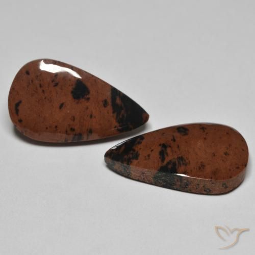 Gemas de Jaspe Multicolor natural de 15.86 ct, En forma de pera, Opaco