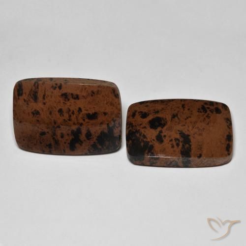 Gemas de Jaspe Multicolor natural de 33.32 ct, Forma Cojín, Opaco