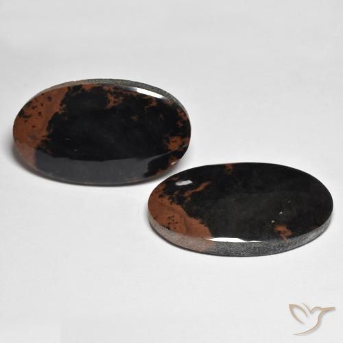 Gemas de Jaspe Multicolor natural de 32.30 ct, Ovalada, Opaco
