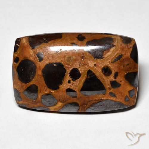 25.23ct Natural Multicolor Jaspe, Forma Cojín, Opaco