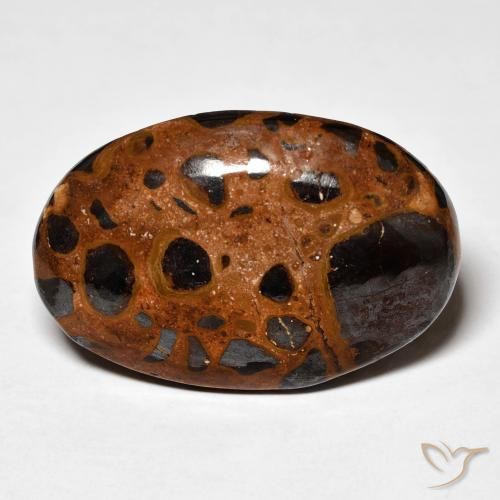21.98ct Natural Multicolor Jaspe, Ovalada, Opaco