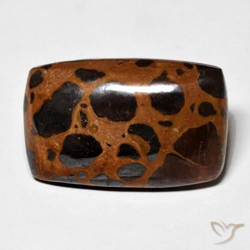 22.00ct Natural Multicolor Jaspe, Forma Cojín, Opaco