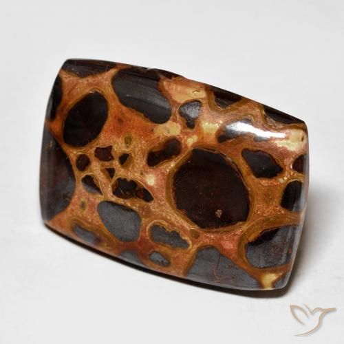 Jaspe Multicolor natural de 20.65 ct, Forma Cojín, Opaco