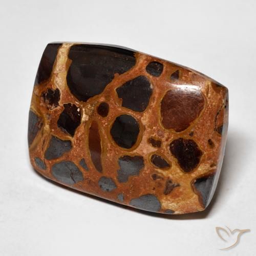 Jaspe Multicolor natural de 18.87 ct, Forma Cojín, Opaco