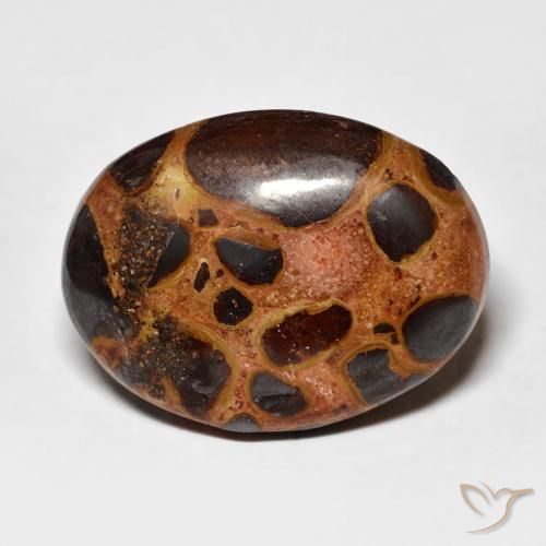14.26ct Natural Multicolor Jaspe, Ovalada, Opaco