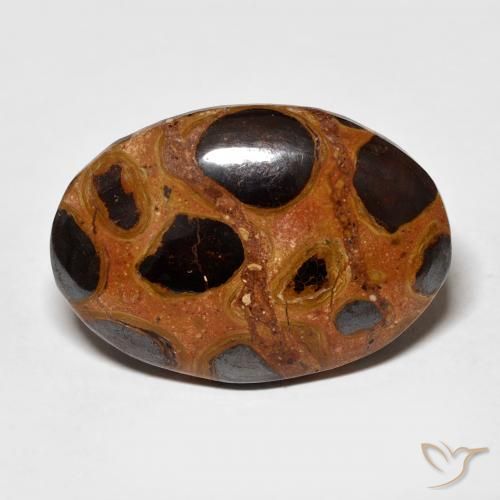 16.68ct Natural Multicolor Jaspe, Ovalada, Opaco
