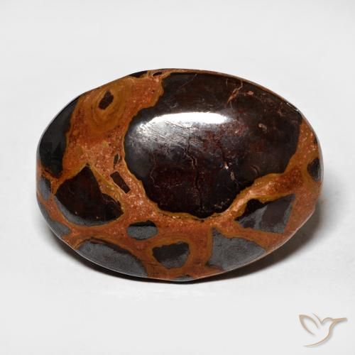 13.64ct Natural Multicolor Jaspe, Ovalada, Opaco