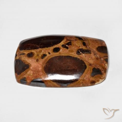 Jaspe Multicolor natural de 17.46 ct, Forma Cojín, Opaco