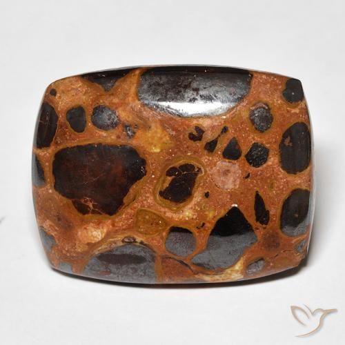 19.46ct Natural Multicolor Jaspe, Forma Cojín, Opaco