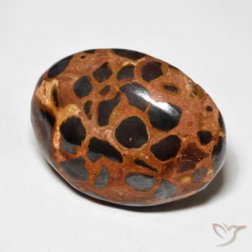 Jaspe Multicolor natural de 25.43 ct, Ovalada, Opaco