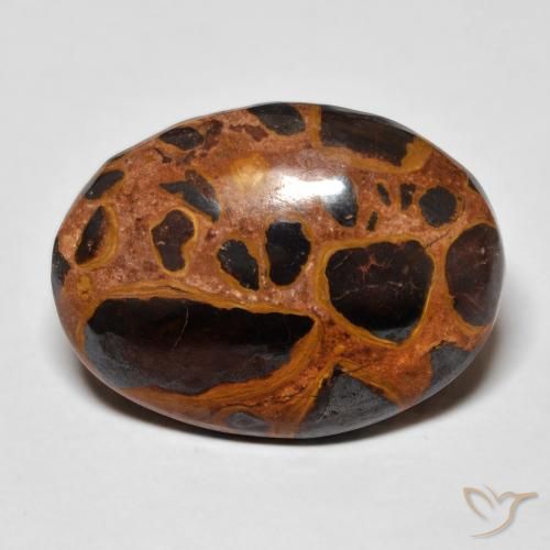 17.26ct Natural Multicolor Jaspe, Ovalada, Opaco