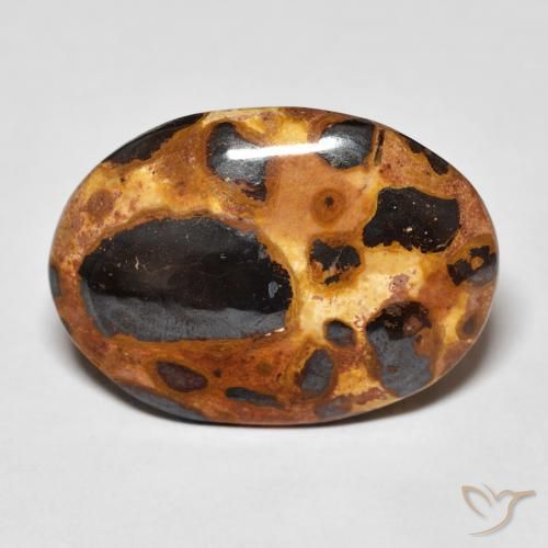 12.26ct Natural Multicolor Jaspe, Ovalada, Opaco