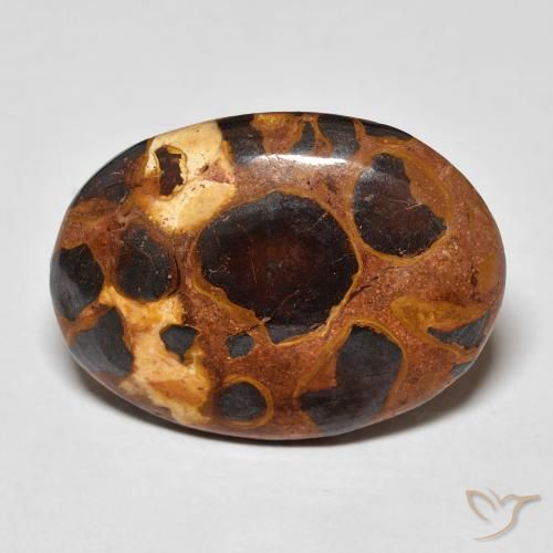 14.20ct Natural Multicolor Jaspe, Ovalada, Opaco
