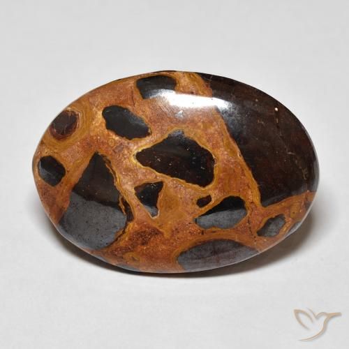 18.67ct Natural Multicolor Jaspe, Ovalada, Opaco