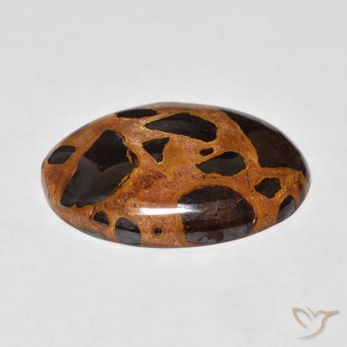 Jaspe Multicolor natural de 18.67 ct, Ovalada, Opaco