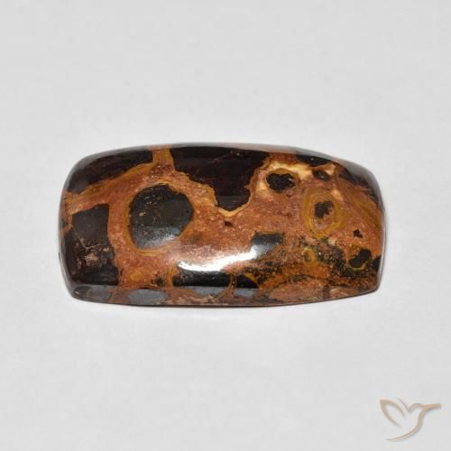 Jaspe Multicolor natural de 17.12 ct, Forma Cojín, Opaco