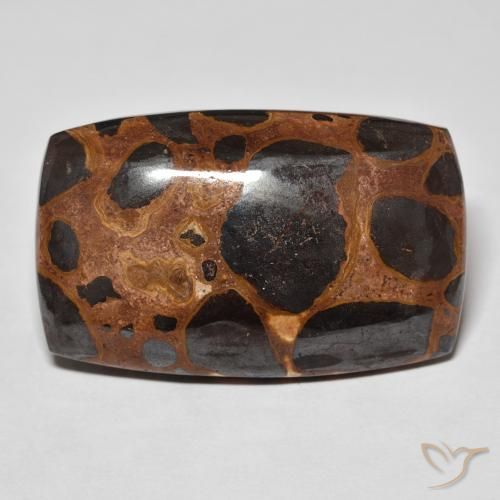 32.40ct Natural Multicolor Jaspe, Forma Cojín, Opaco