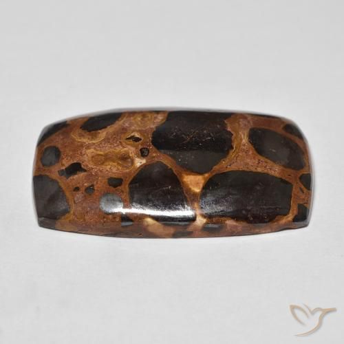 Jaspe Multicolor natural de 32.40 ct, Forma Cojín, Opaco