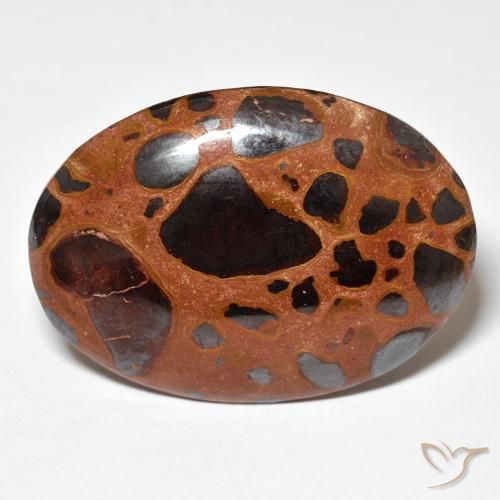 28.07ct Natural Multicolor Jaspe, Ovalada, Opaco