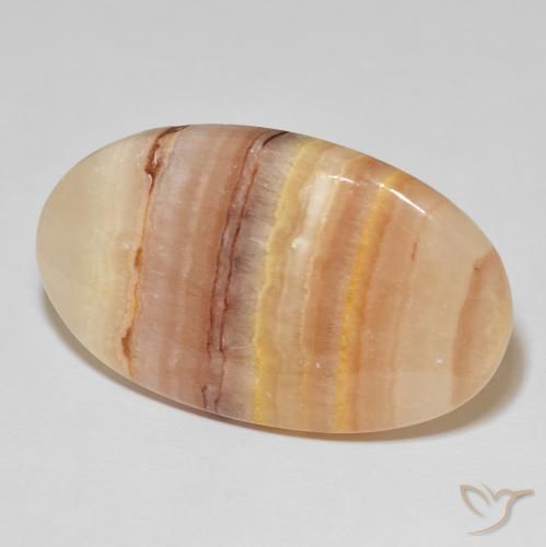 Jaspe Multicolor natural de 69.66 ct, Ovalada, Opaco