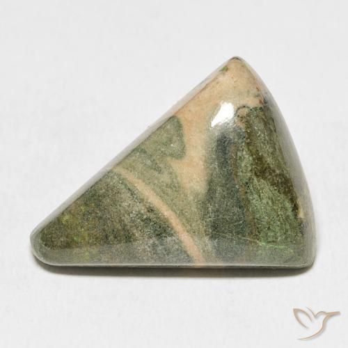 17.97ct Natural Multicolor Jaspe, Trillón, Opaco