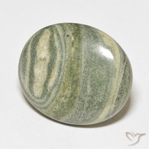 Jaspe Multicolor natural de 30.96 ct, Ovalada, Opaco