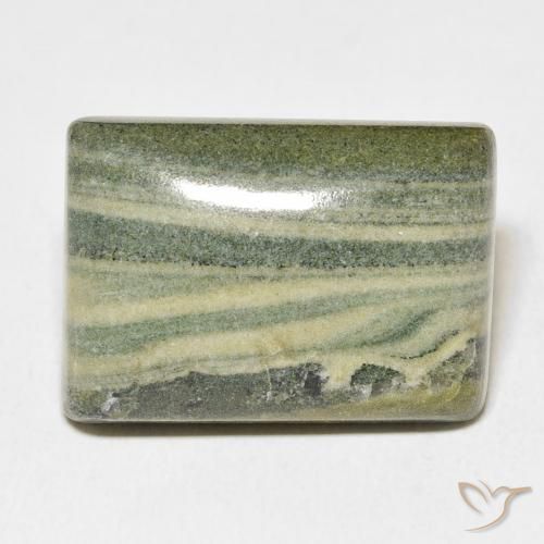 28.06ct Natural Multicolor Jaspe, Corte Baguette, Opaco