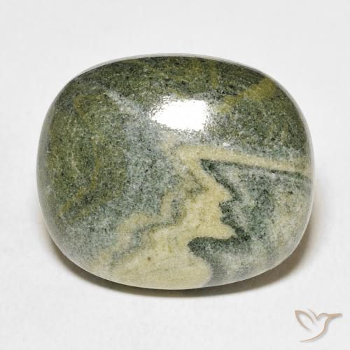 24.11ct Natural Multicolor Jaspe, Ovalada, Opaco
