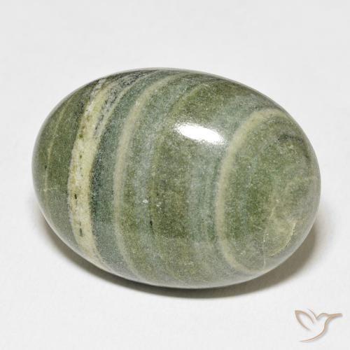 Jaspe Multicolor natural de 46.02 ct, Ovalada, Opaco