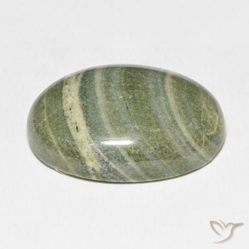 Jaspe Multicolor natural de 46.02 ct, Ovalada, Opaco