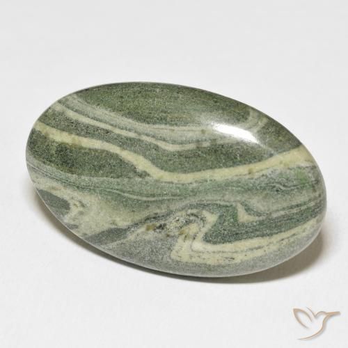 Jaspe Multicolor natural de 50.14 ct, Ovalada, Opaco