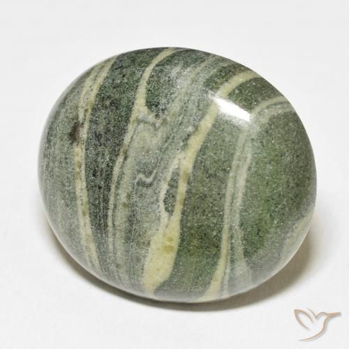 Jaspe Multicolor natural de 48.64 ct, Ovalada, Opaco