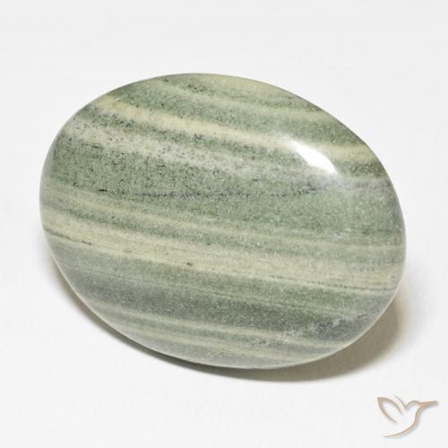 Jaspe Multicolor natural de 46.64 ct, Ovalada, Opaco