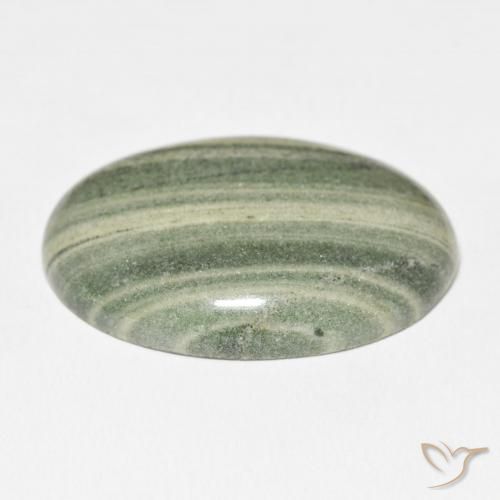 Jaspe Multicolor natural de 46.64 ct, Ovalada, Opaco