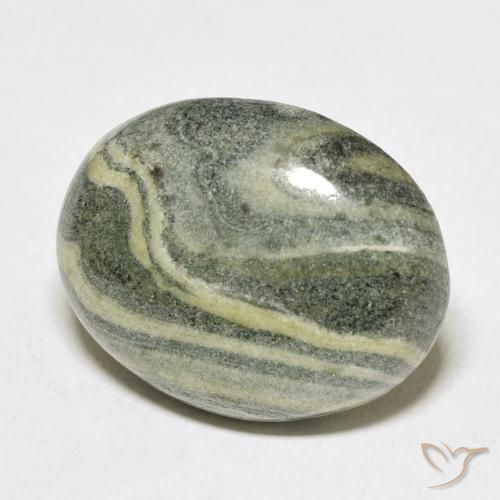 Jaspe Multicolor natural de 29.14 ct, Ovalada, Opaco