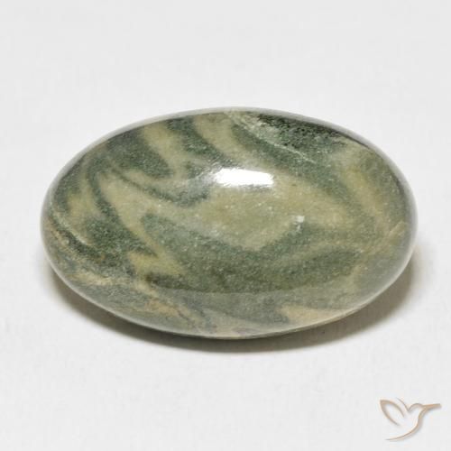 30.80ct Natural Multicolor Jaspe, Ovalada, Opaco
