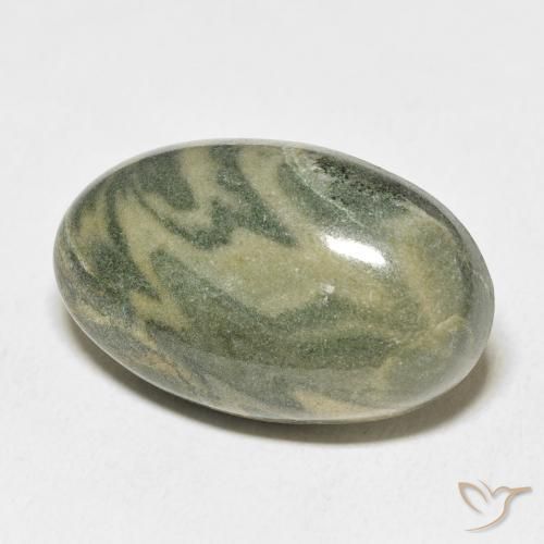 Jaspe Multicolor natural de 30.80 ct, Ovalada, Opaco