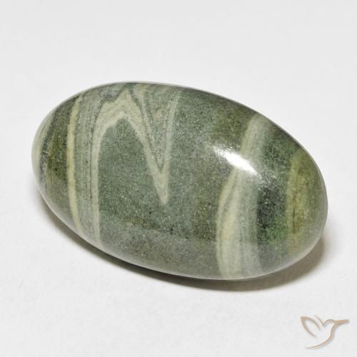Jaspe Multicolor natural de 51.48 ct, Ovalada, Opaco