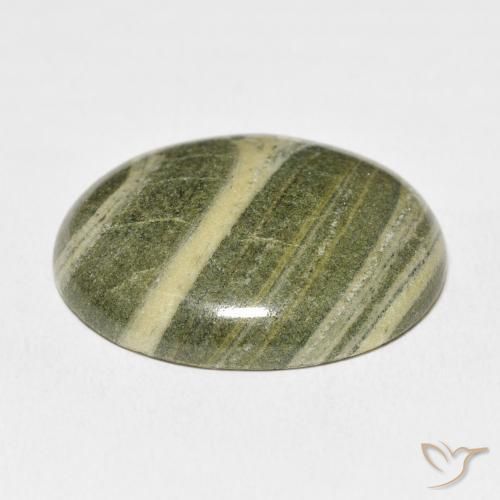 Jaspe Multicolor natural de 41.90 ct, Ovalada, Opaco