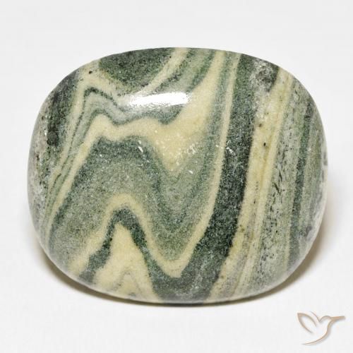 31.14ct Natural Multicolor Jaspe, Forma Cojín, Opaco