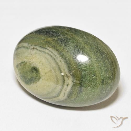 Jaspe Multicolor natural de 52.18 ct, Ovalada, Opaco