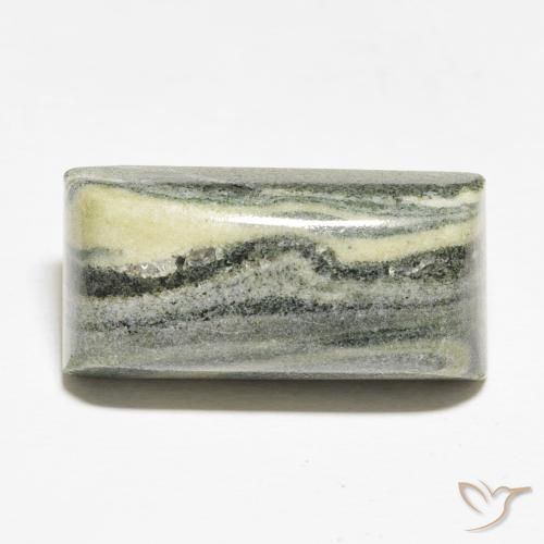 20.75ct Natural Multicolor Jaspe, Corte Baguette, Opaco