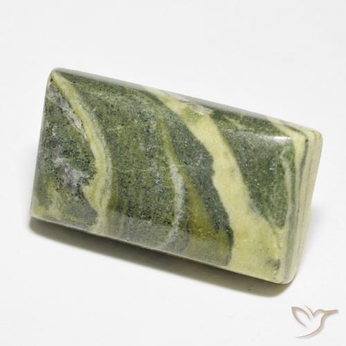 Jaspe Multicolor natural de 36.42 ct, Corte Baguette, Opaco