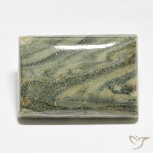 33.88ct Natural Multicolor Jaspe, Corte Baguette, Opaco