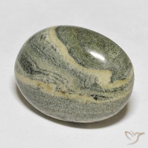 Jaspe Multicolor natural de 23.81 ct, Ovalada, Opaco