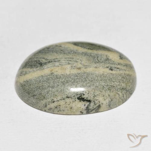 Jaspe Multicolor natural de 23.81 ct, Ovalada, Opaco