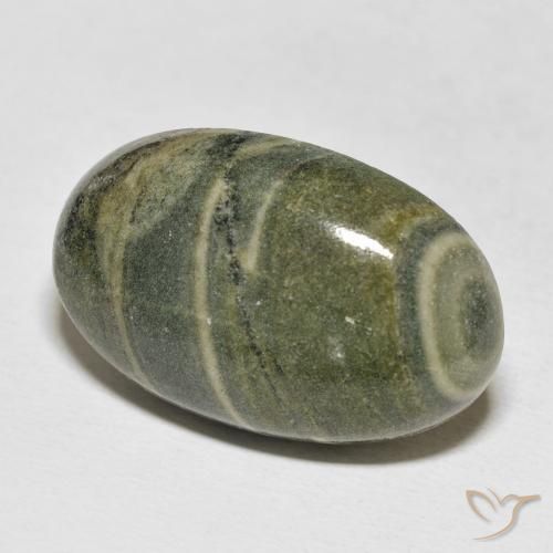 Jaspe Multicolor natural de 24.46 ct, Ovalada, Opaco