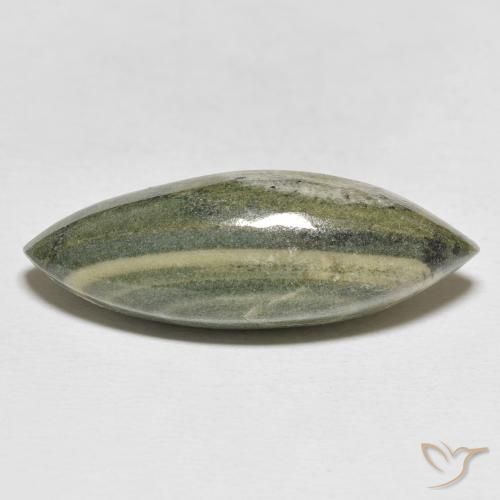 21.59ct Natural Multicolor Jaspe, Marquesa, Opaco