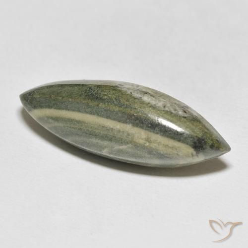 Jaspe Multicolor natural de 21.59 ct, Marquesa, Opaco